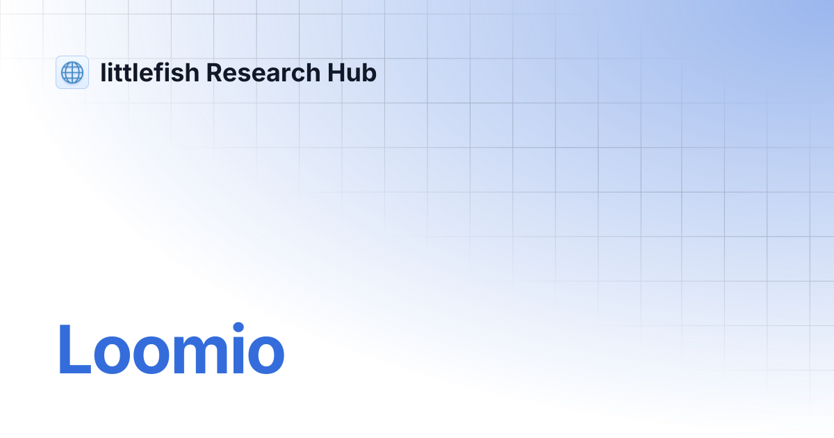 Loomio | littlefish Research Hub